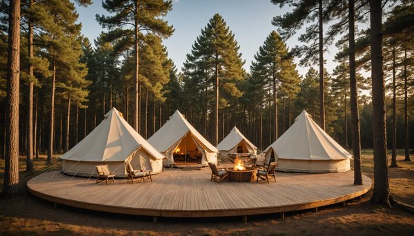 Camping de luxe dans les Landes