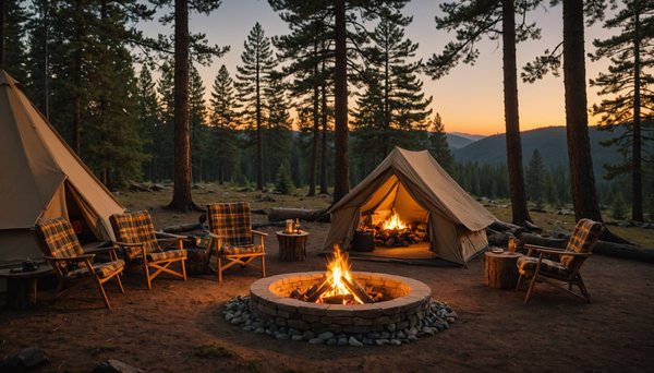 Prenez des vacances de camping relaxantes dans le confort