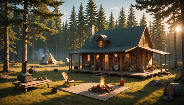 Comment profiter pleinement de la nature en aménageant la zone d'un camping-cottage?